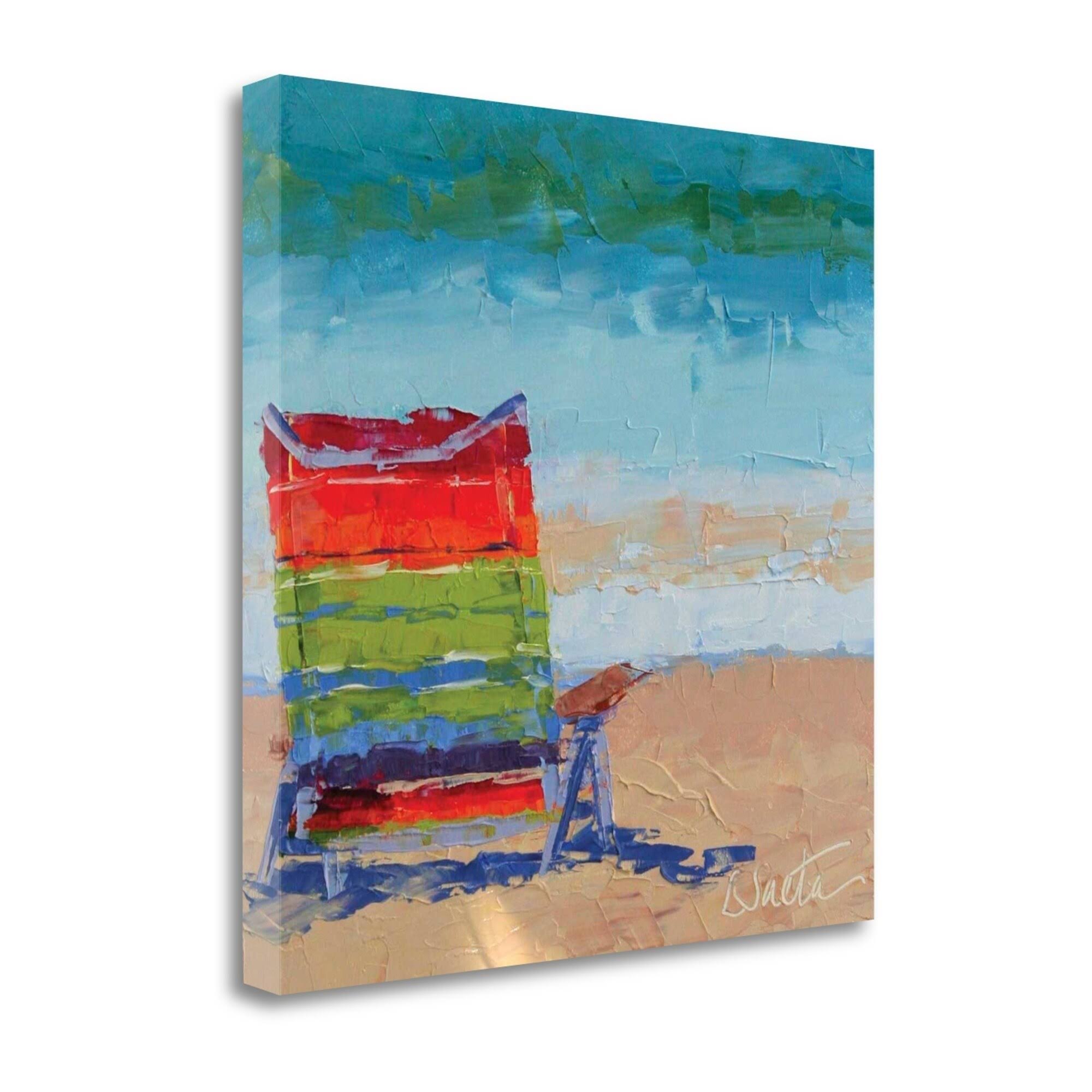 23x22 x 23x22 at The Beach by Leslie Seata Fine Art Giclee Print