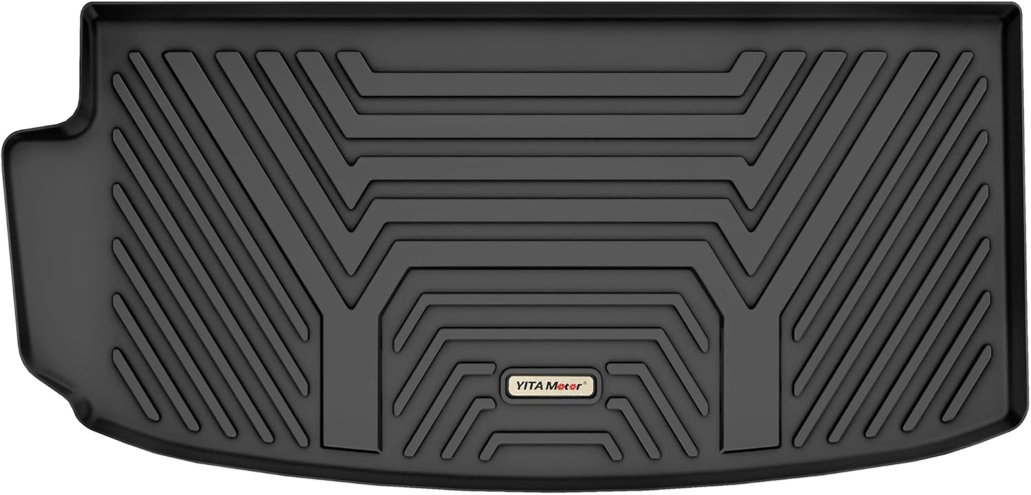 YITAMOTOR Cargo Mats Compatible with 2018-2022 Chevrolet Traverse, Cargo Liner Custom Fit Black TPE Trunk Liner All Weather Car Mats