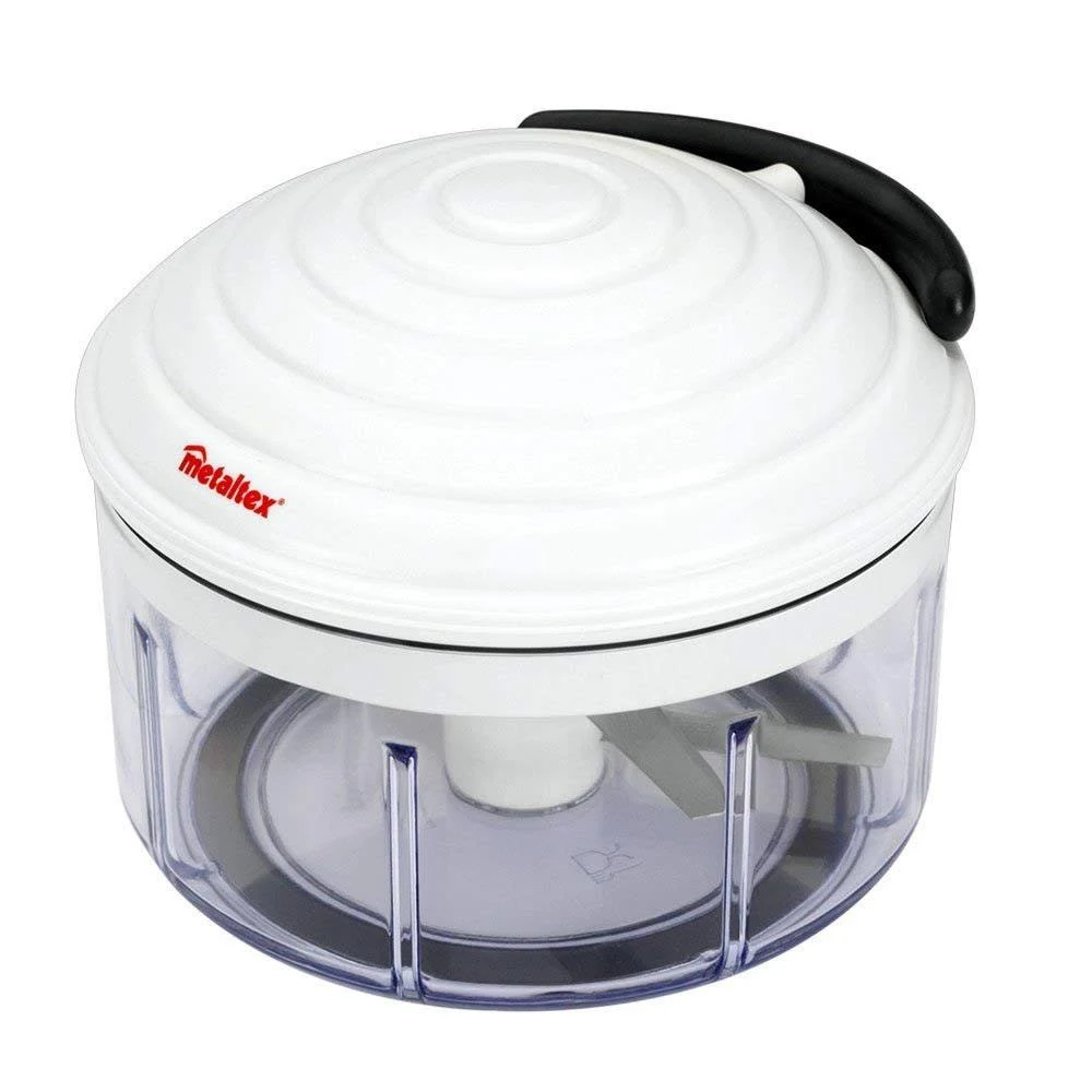 Metaltex 251680 &Rotomac& Vegetable Cutter, White/Transparent/Black