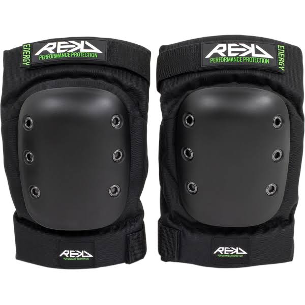 REKD Energy Pro Knee Pads Black Green Large