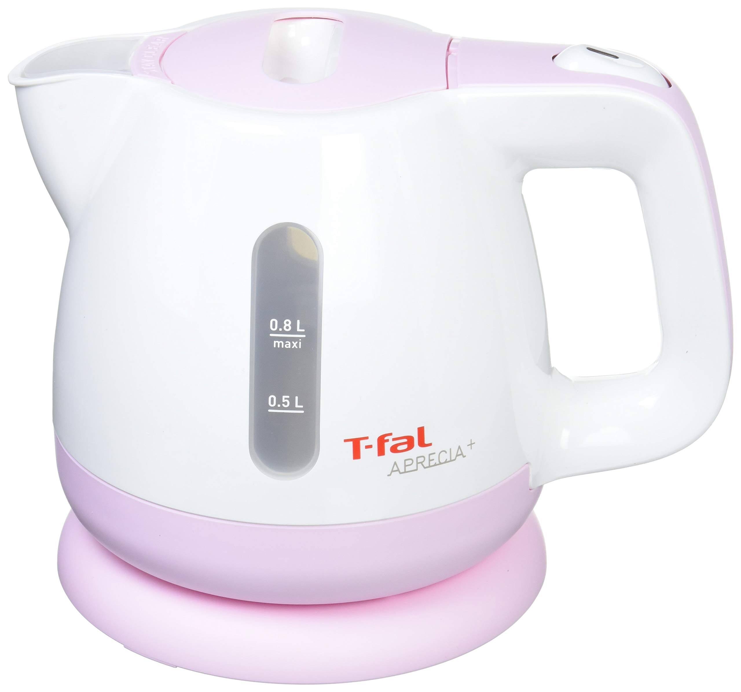 T-Fal Electric Kettle Aplasia Plus Compact Model Sugar Pink 0.8 L BF805774