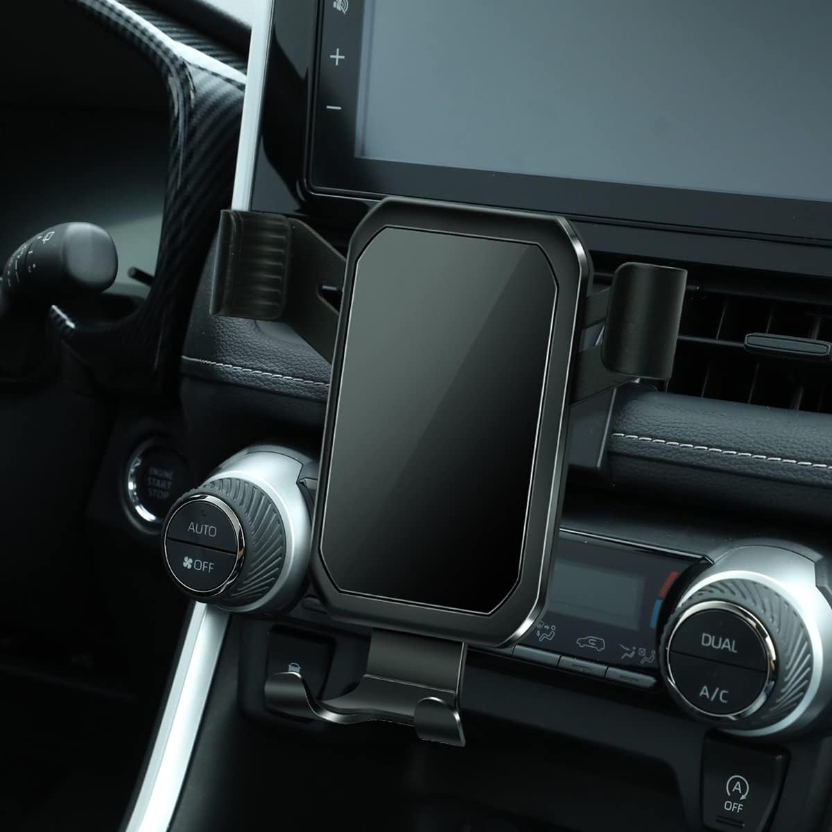 Cell Phone Mount, Phone Holder for Toyota RAV4 2019 2020 2021 2022, Car Dashboard Cell Phone Holder Compatible with All Mobile Smartphones, Black
