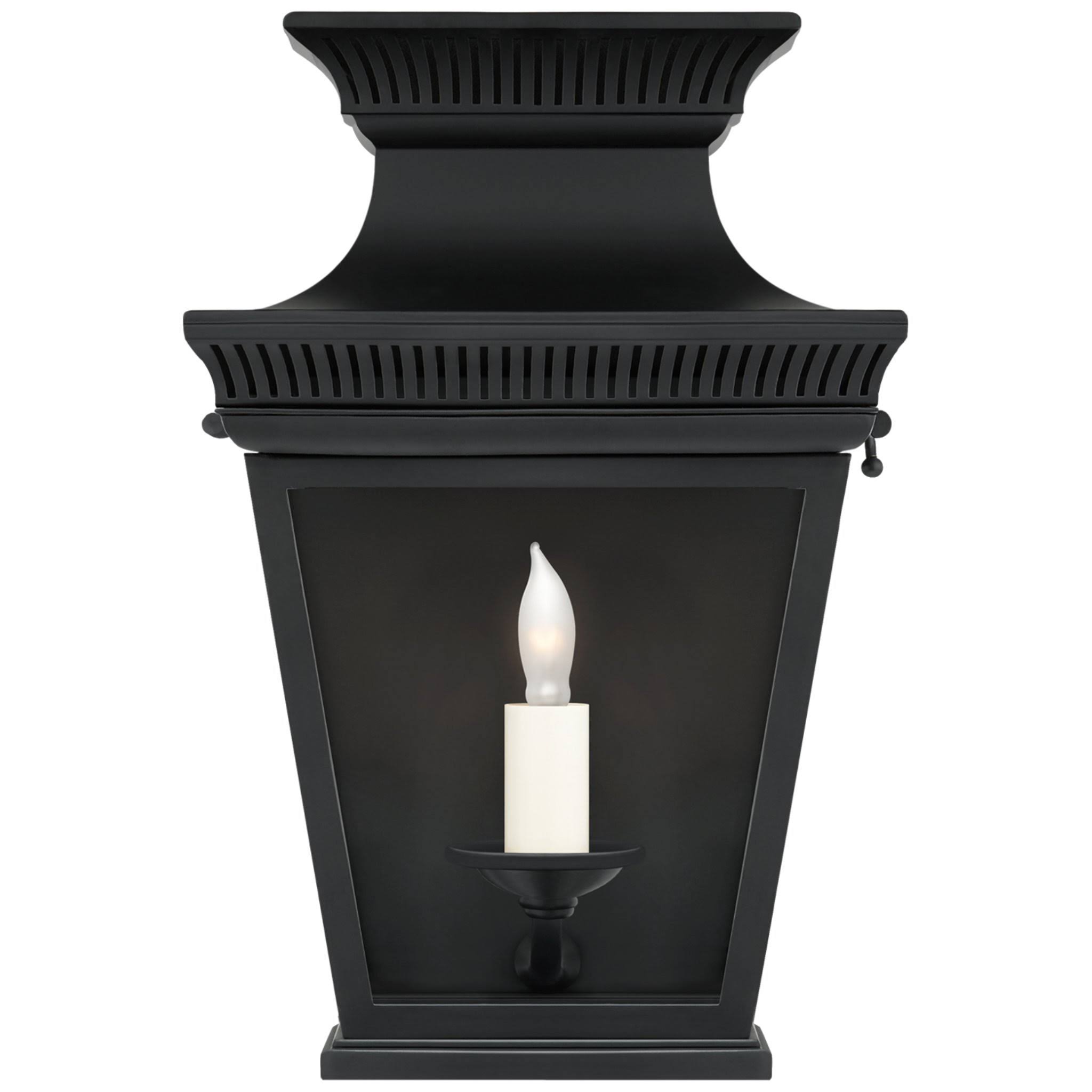 Visual Comfort CHD2945BLK-CG E. F. Chapman Elsinore 1 Light 12 inch Black Outdoor Wall Lantern Small