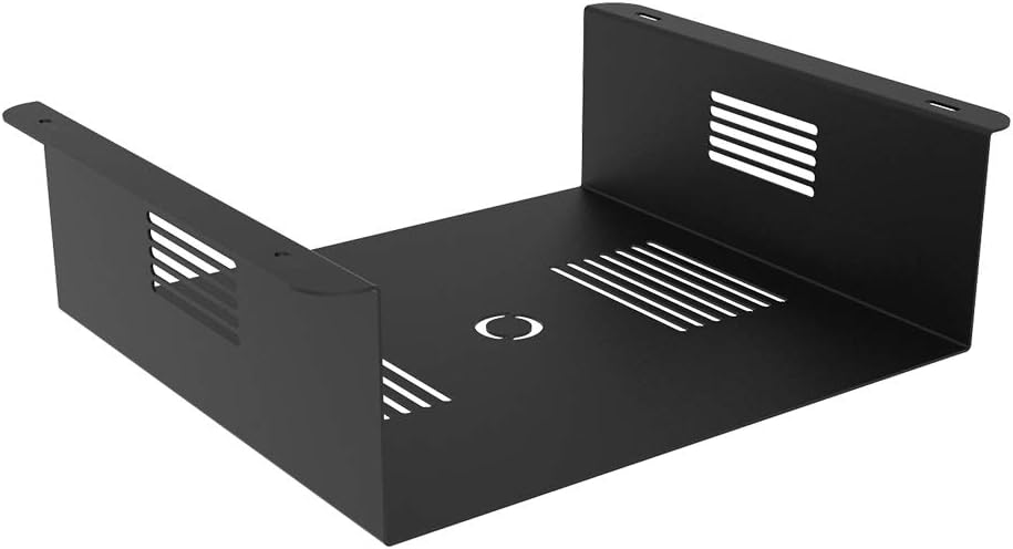 Oeveo Under Mount 242-12W x 4H x 11D | Under Desk Computer Mount for Small Form Factor SFF Computers | UCM-242 Pack of 2