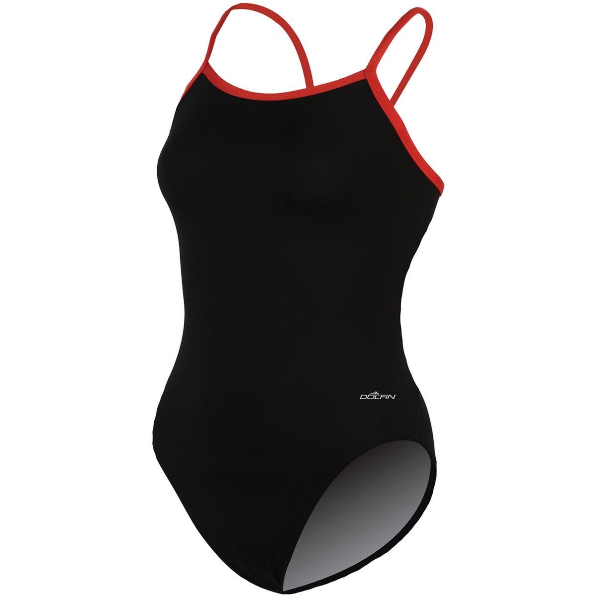 Dolfin 9601c - Varsity Solid String BACK, Price/each - Black/Red, 22