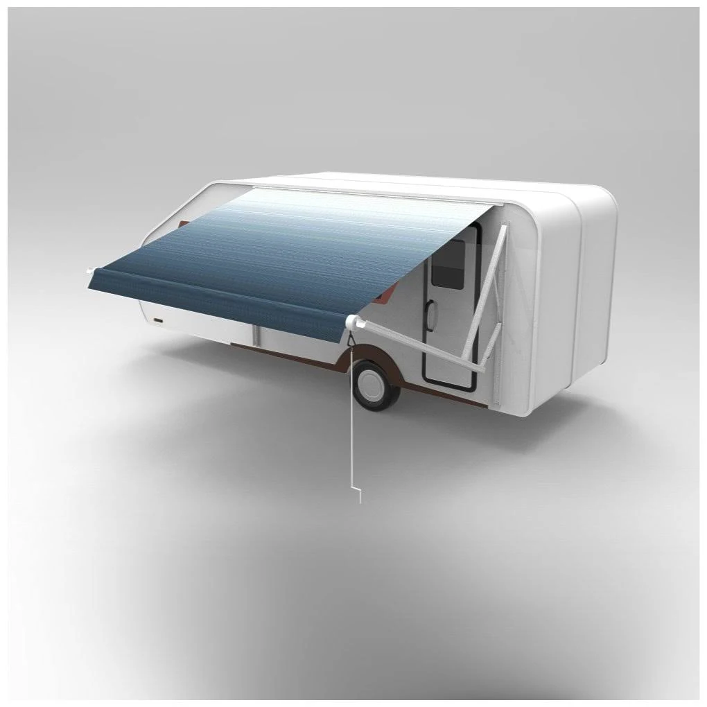 Aleko Motorized Retractable RV/Patio Awning - 20 x 8 Feet - Blue Fade