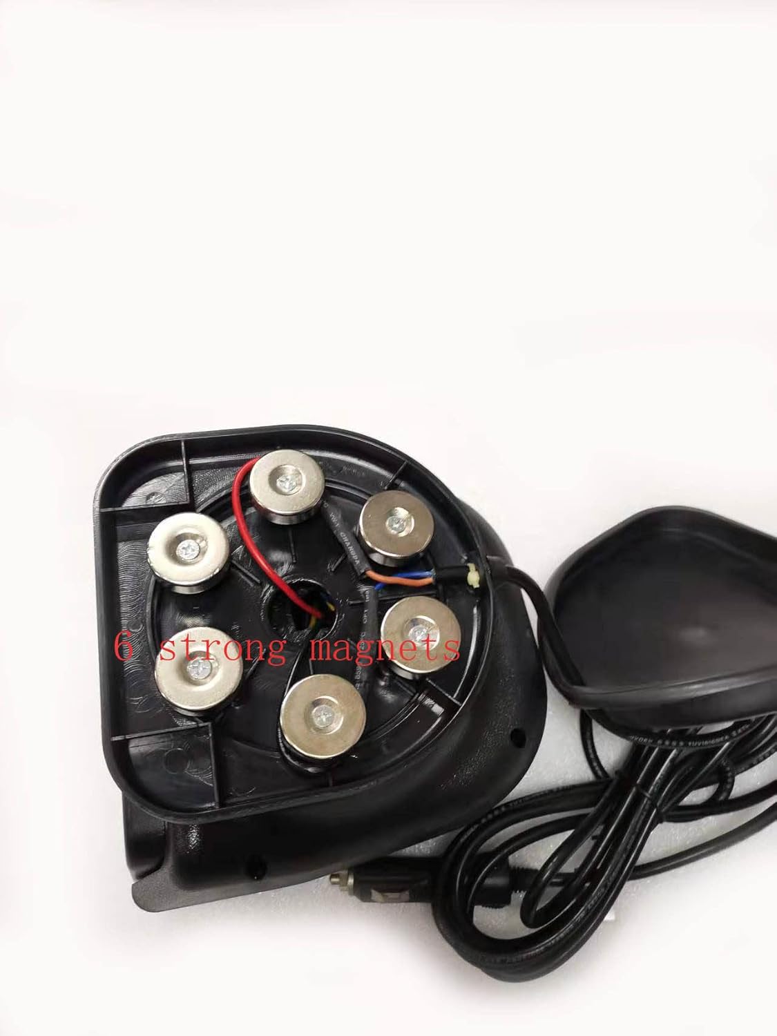 7 Inch 50w Led Search Light Marine Remote Control 360 Degrees Rotating Magnetic Base Cigarette LighterLed Work Light Spot Led Driving Lights Fog Lights for Hunting Camping Offroad Marine Boat Pack of 2