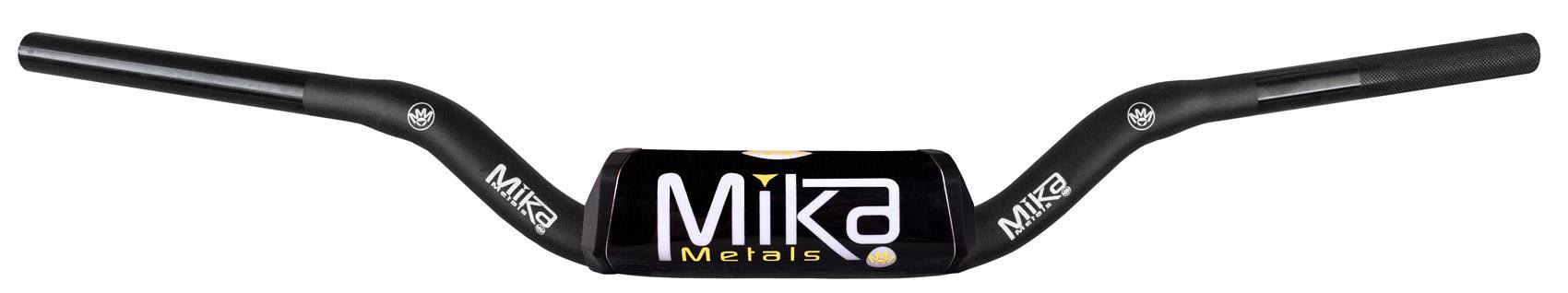 Mika Metals MK-RA-RC-BLACK 1-1/8In. Raw Series Handlebar - RC Bend/Honda Stock/Kaw Stock - Black