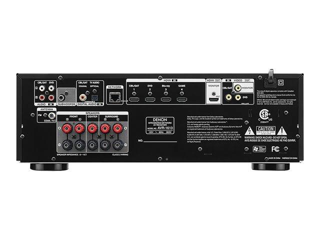 Denon AVR 1613 5.1 Channel AV Network Receiver - Black