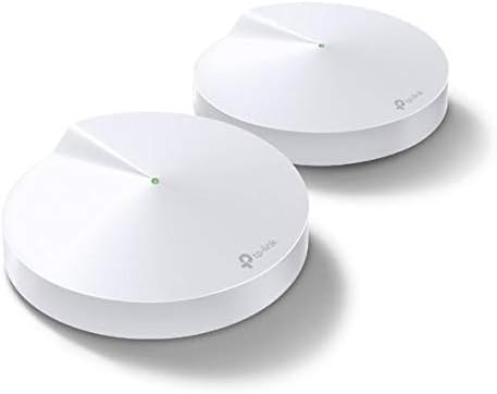 TP-Link Deco Mesh WiFi System(Deco M5) –Up to 5,500 sq. ft. Whole Home Coverage and 100+ Devices,WiFi Router/Extender Replacement, Anitivirus, 3-pack