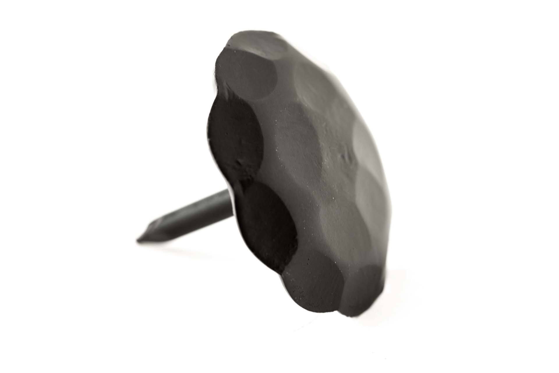 1.25x22 Round Decorative Nail Clavos, Black / 25 Pack