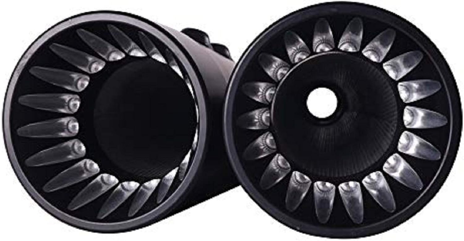 SHARKROAD LARGE-4.5 INCH-OUTLET Black Megaphone Slip on Muffler, Deep Better Tuned Throaty Sound, For Harley Touring Models 2017-up