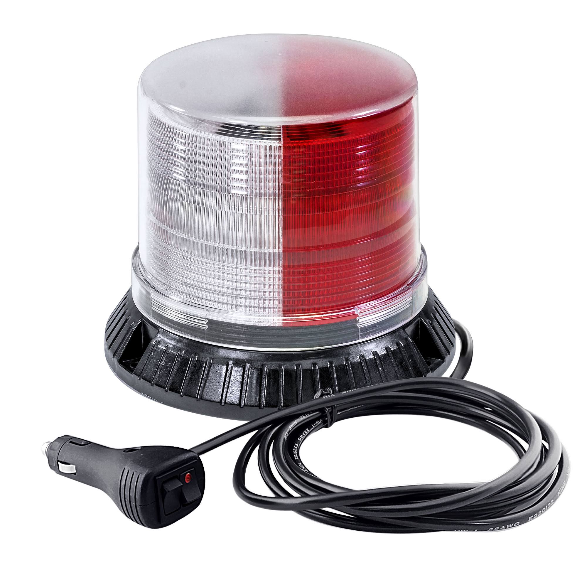 12W LED Emergency Strobe Beacon Warning Light - Red White