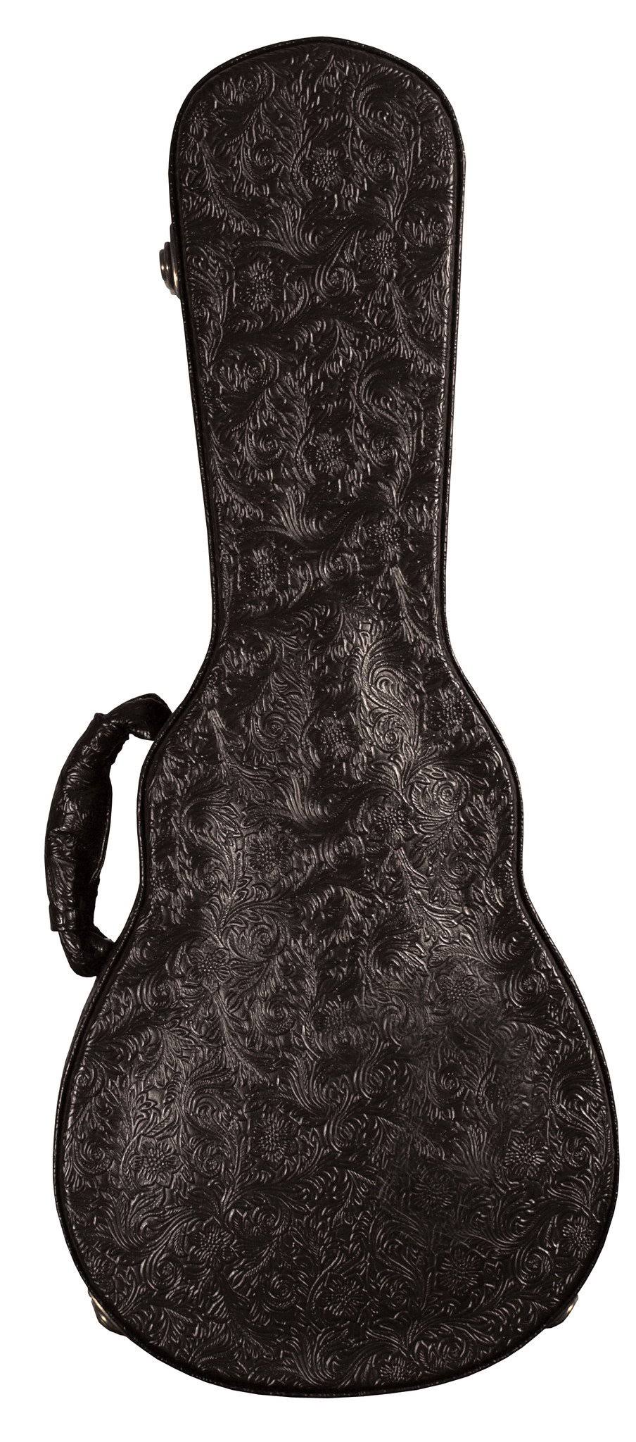 Stone F/A Mandolin Black Western Case w/ Hygrometer