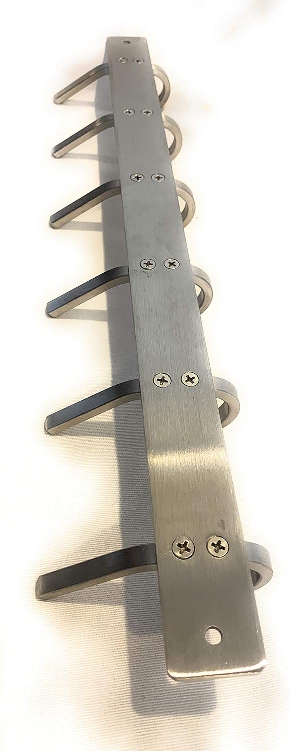 Heavy Duty Stainless Steel Coat Rack (2 Pack) Pack of 2