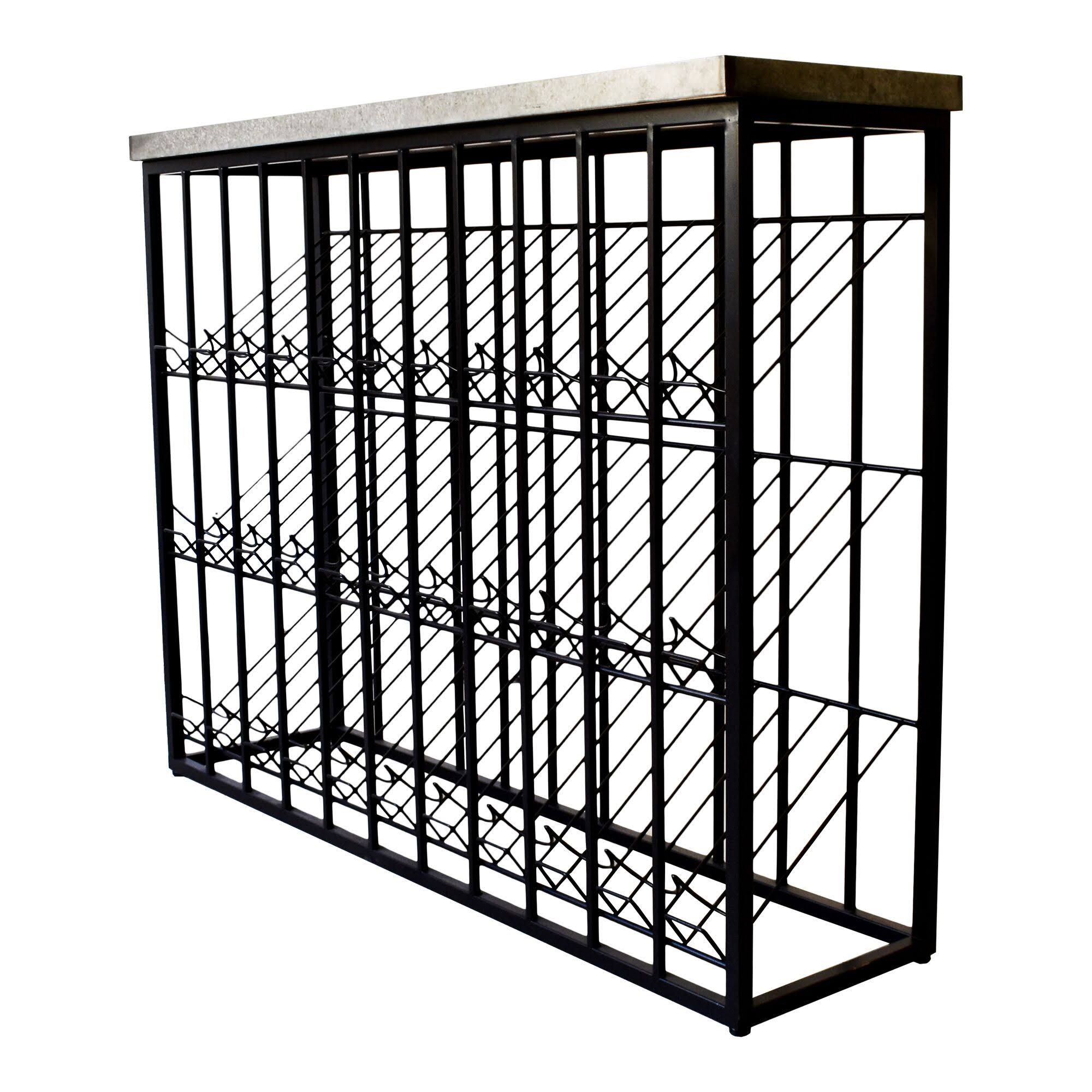 Moe's Home Collection Reserve Wine Rack, Black