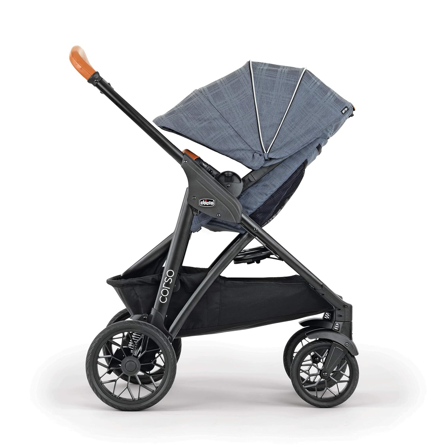 Chicco Corso Modular Quick-Fold Stroller - Black