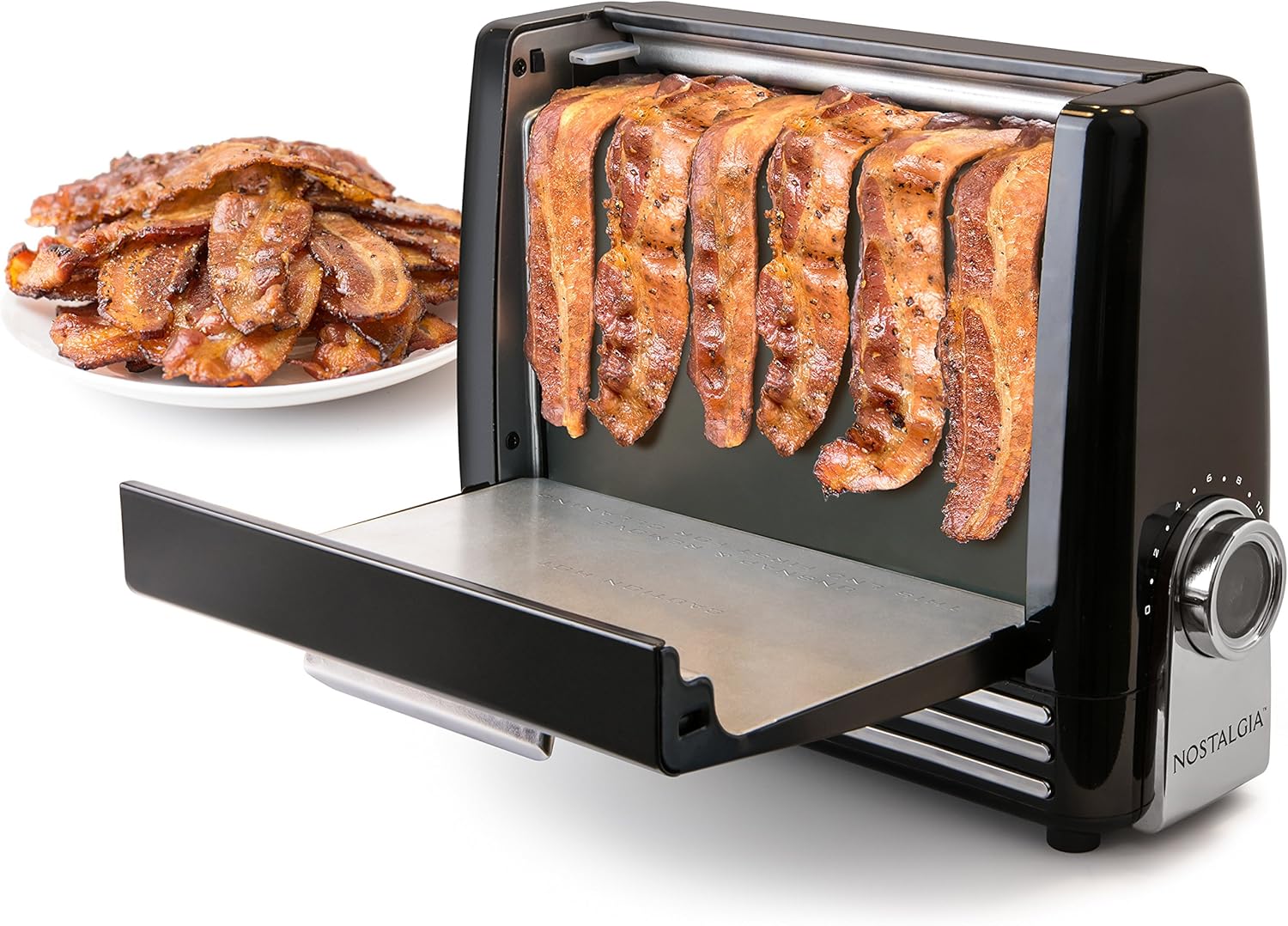 Nostalgia BCN6BK Bacon Express Crispy Bacon Grill