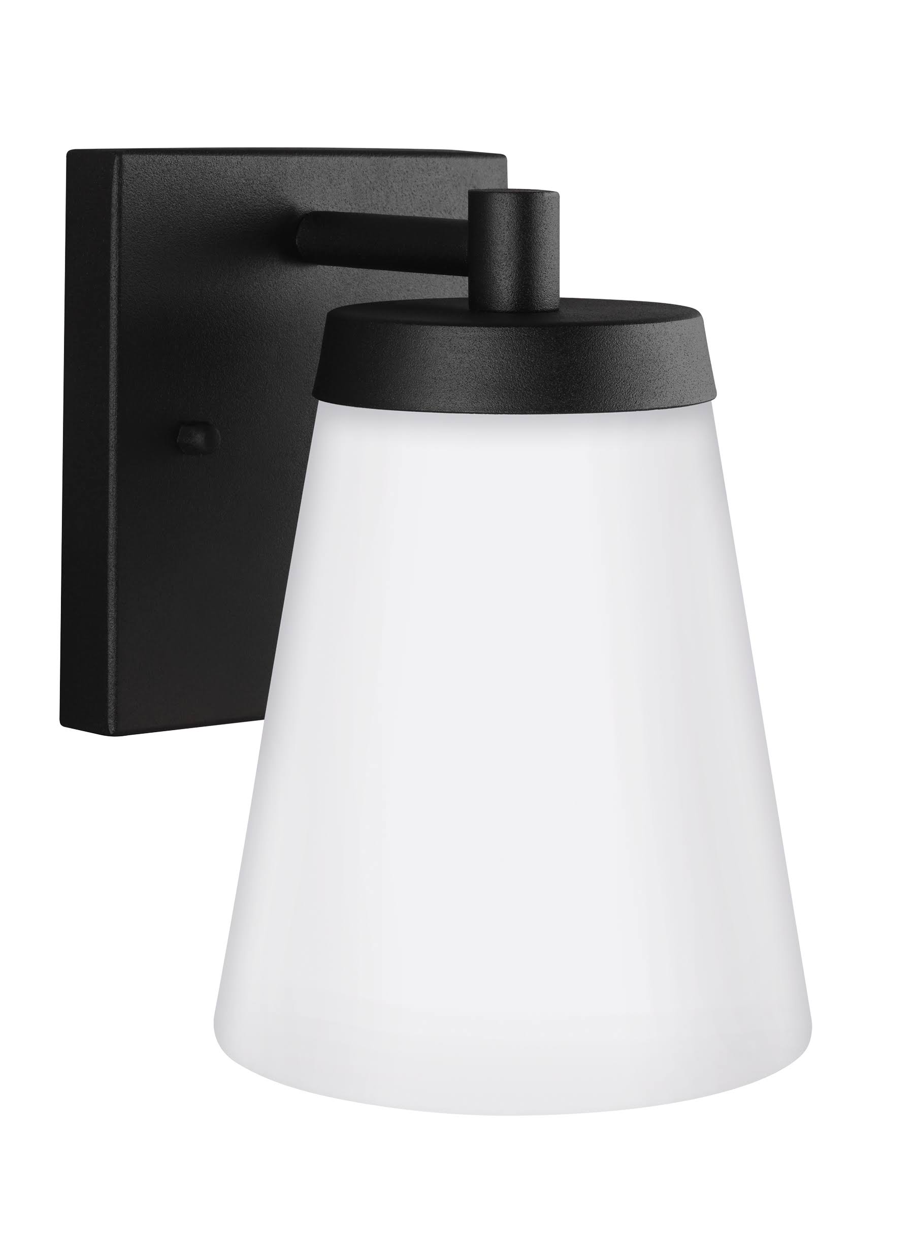 Sea Gull Lighting 8538601EN-12 Black Renville Small 1 Light Outdoor Wall Lantern