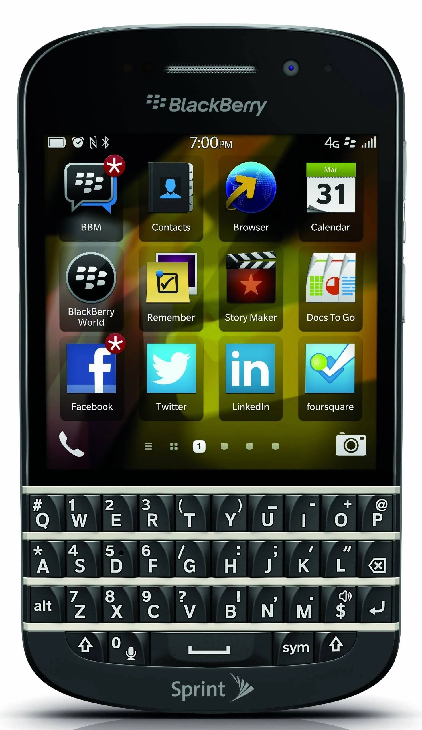 BlackBerry Q10 - 16 GB - Black - Sprint