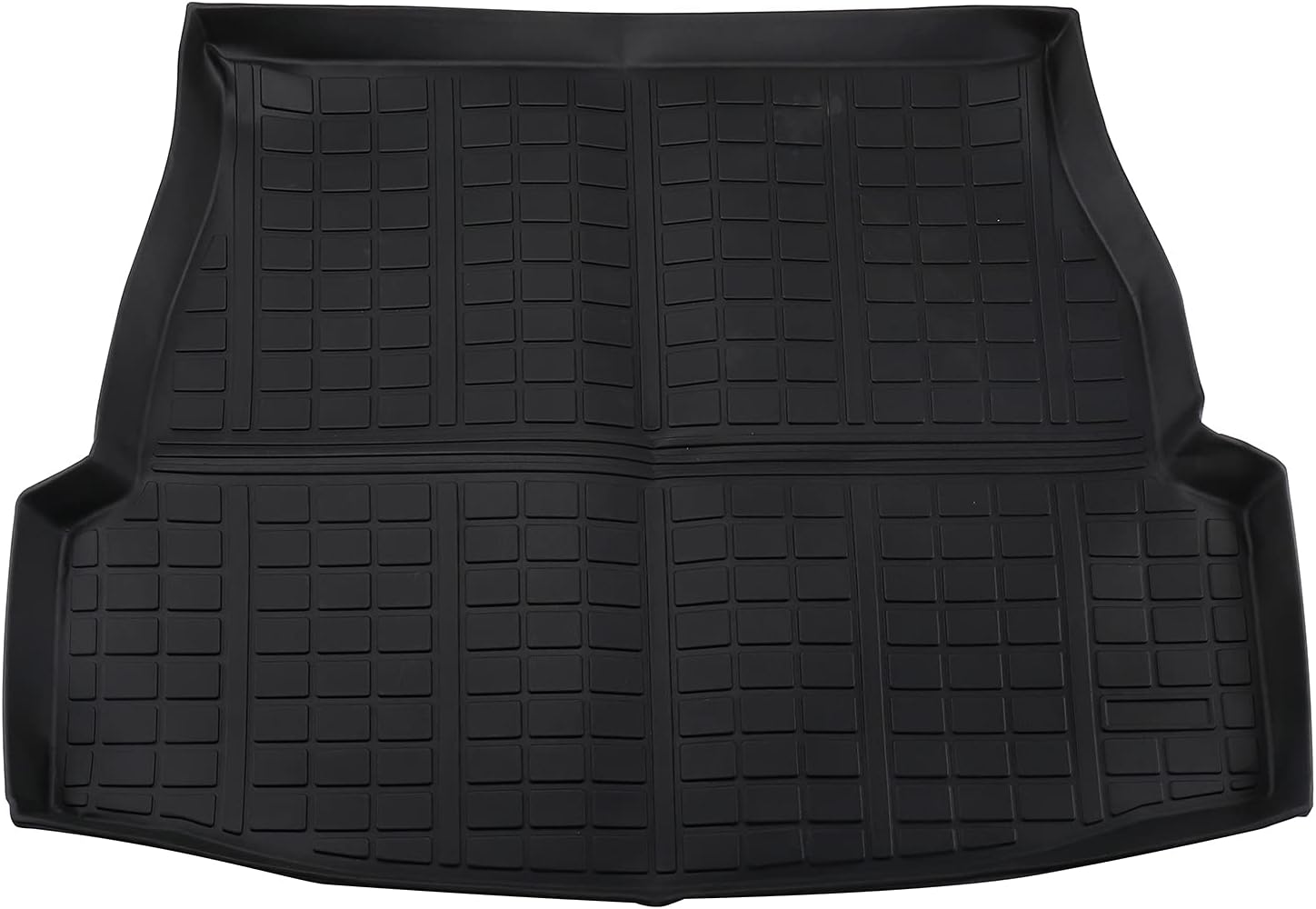MotorFansClub Cargo Liner 3D TPE Weathertech Rear Trunk Floor Mat Fit for Compatible with RAV4 2019 2020 2021 Waterproof All Weather Guard Protection Tray Black