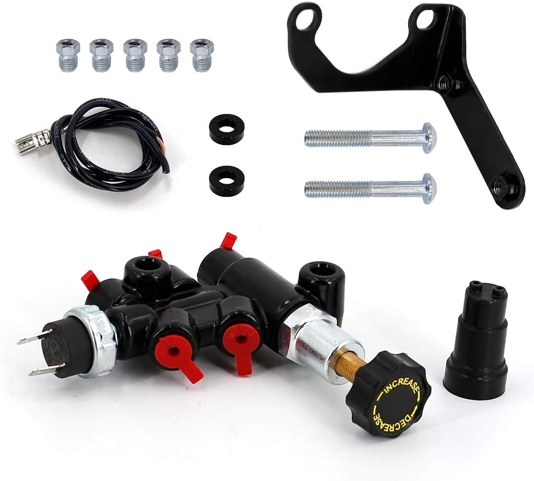 UTSAUTO 260-13190 Combination Proportioning Valve and Mounting Bracket Lines Kit