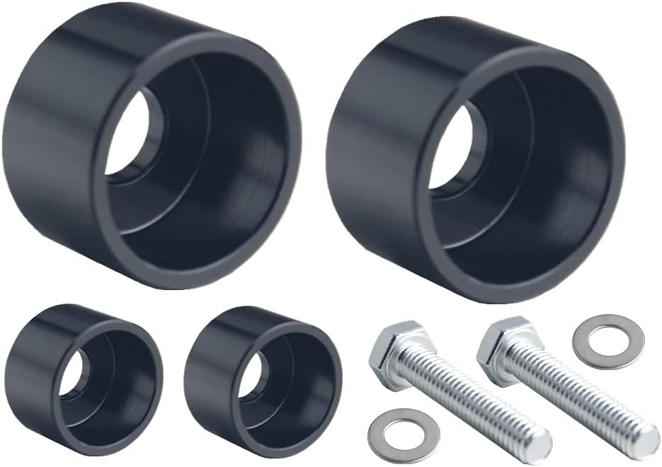 DEWHEL A Pillar Grab Handle Repair Aluminum Compatible with 02-09 Dodge Ram 1500 2500 3500 (Black)