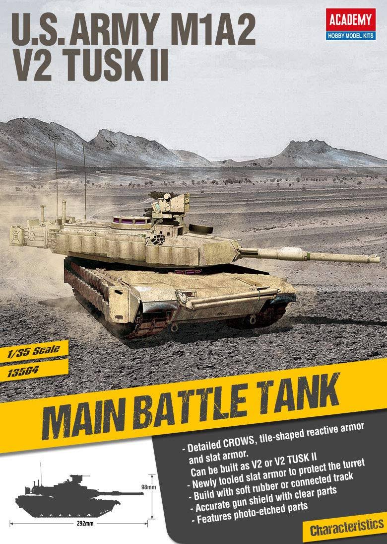 Academy 1/35 US Army M1A2 V2 Tusk II 13504