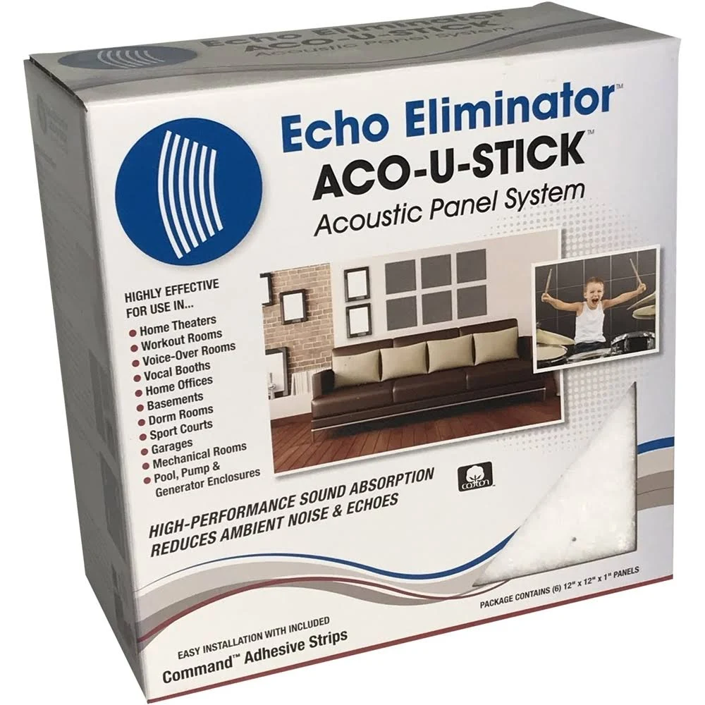 Acoustic Geometry - Echo Eliminator 12x22 x 12x22 x 1x22 Absorption Panel (6-Pack)