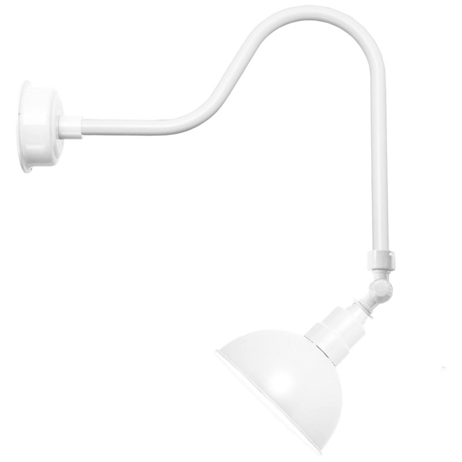 Cocoweb Blackspot LED 1-Light Outdoor Barn Light, White