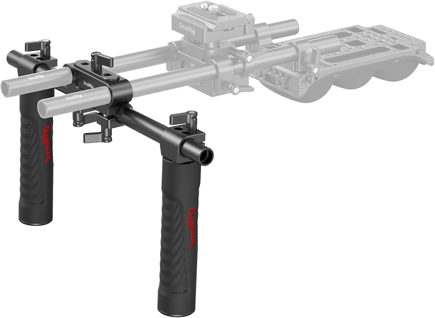 SMALLRIG 15mm Rod Rail Handle Kit for Camera Shoulder Rig – 998 Pack of 2