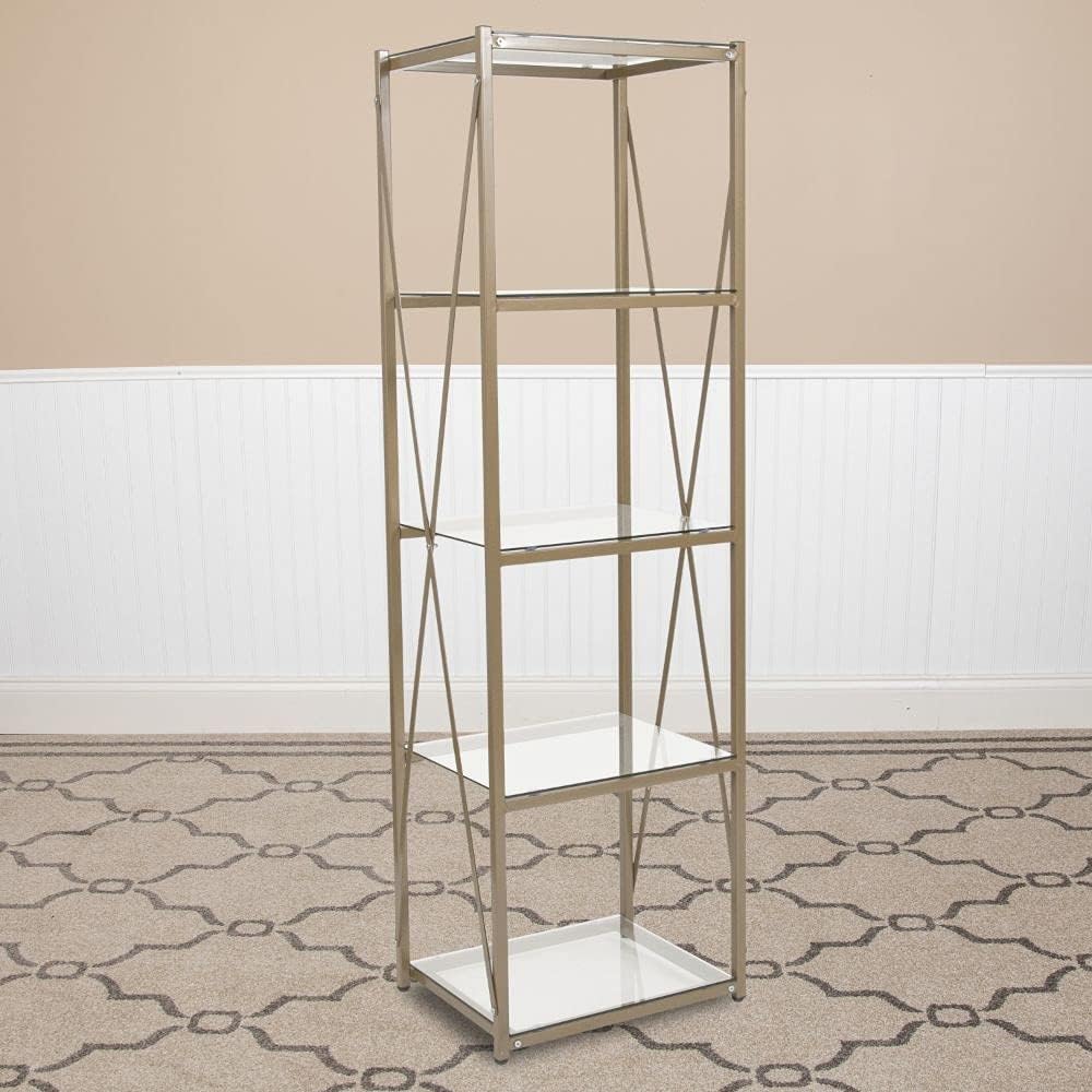 Flash Furniture Mar Vista Collection 4 Shelf 64