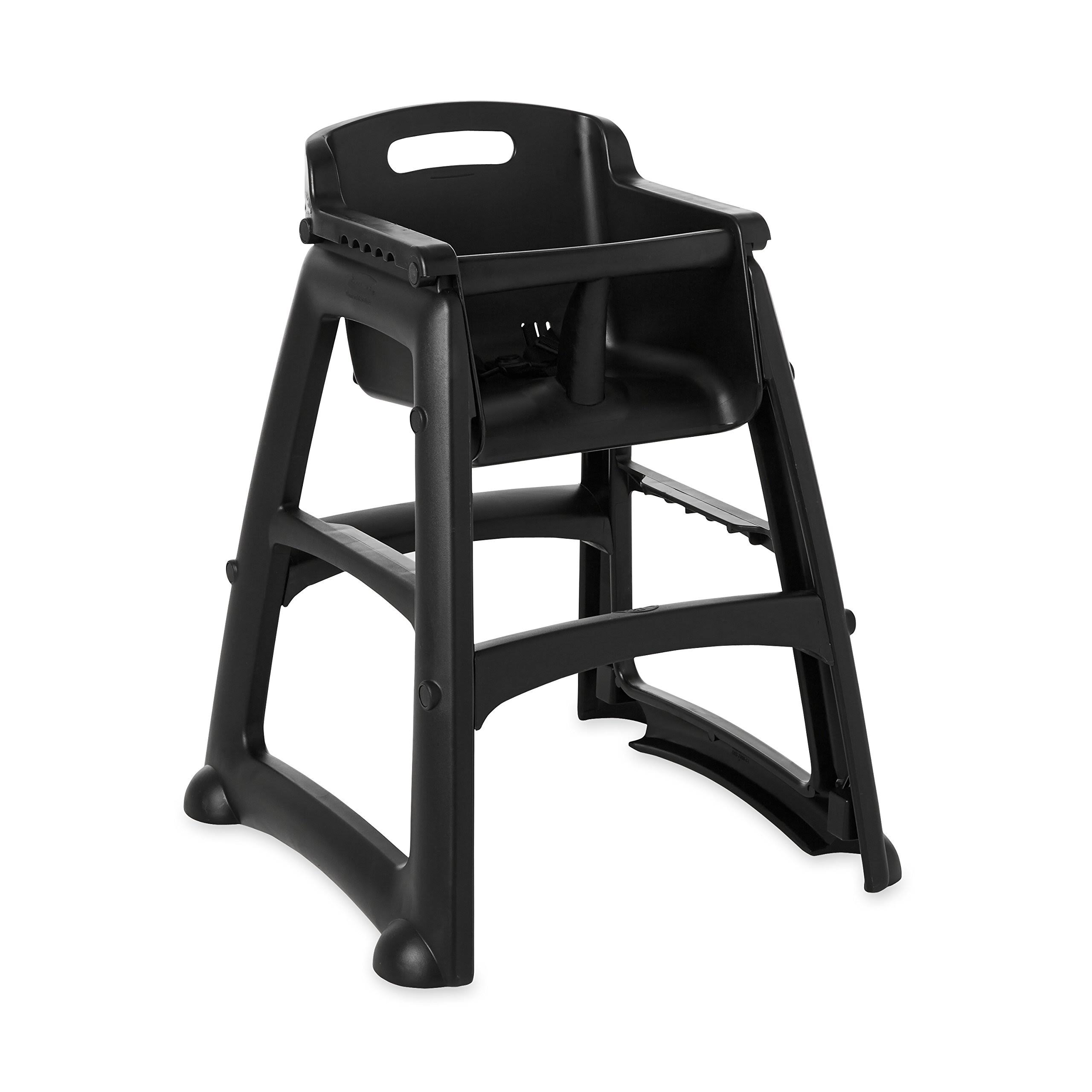 Rubbermaid Black Youth High Chair
