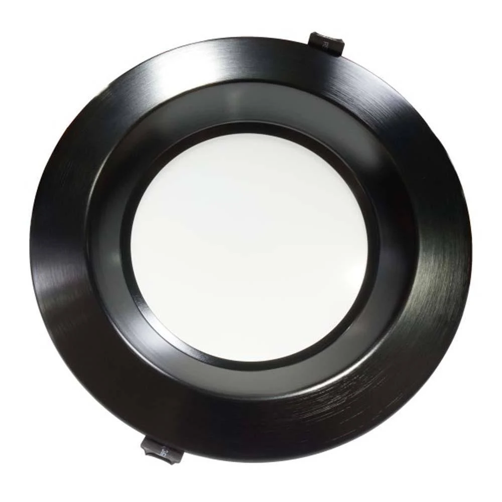 Nicor Lighting CLR8-10-UNV-27K-BK 8 in. Black Recessed Commercial LED Downlight - 2700K