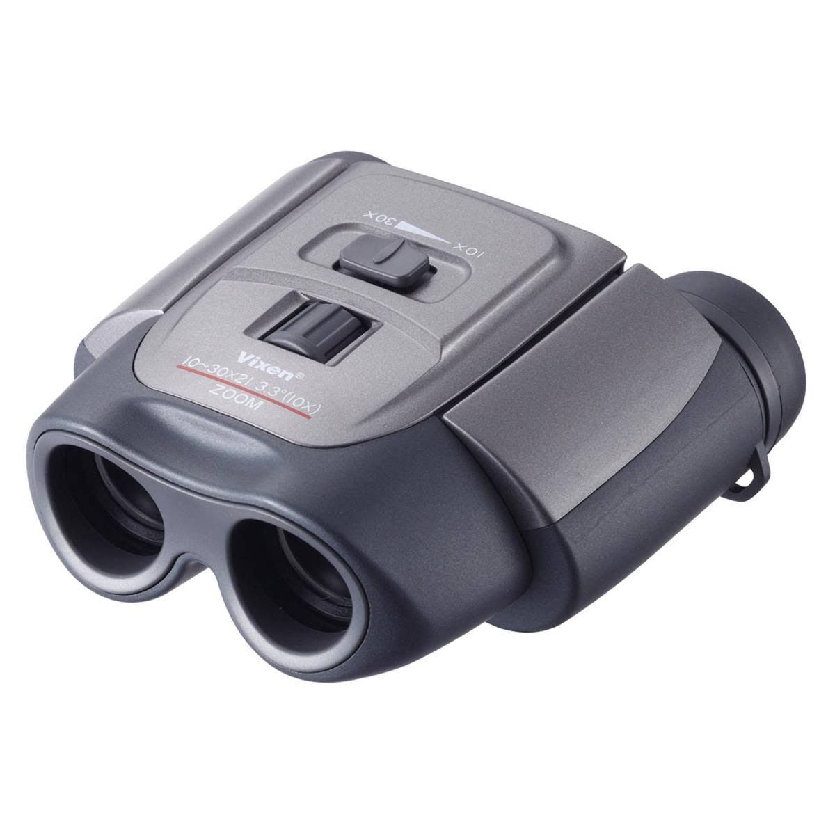 Vixen 10 - 30 x 21 Compact Zoom, Weather Resistant Porro Prism Binocular with 3.3 Angle of View at 10X.