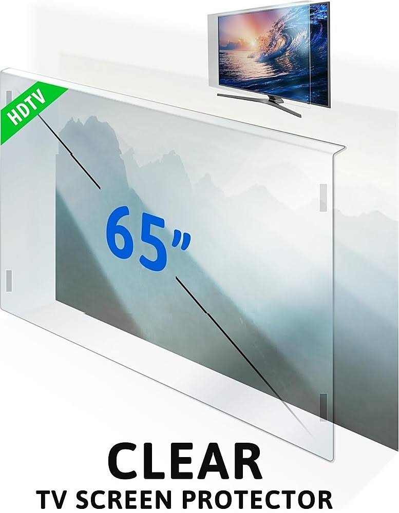 SaharaCase - ZeroDamage 65x22 TV Screen Protector - Clear