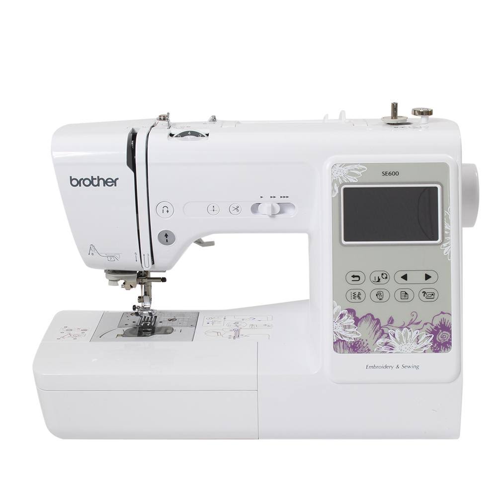 Brother SE600 Computerized Sewing and Embroidery Machine with 4x22 x 4x22 Embroidery Area