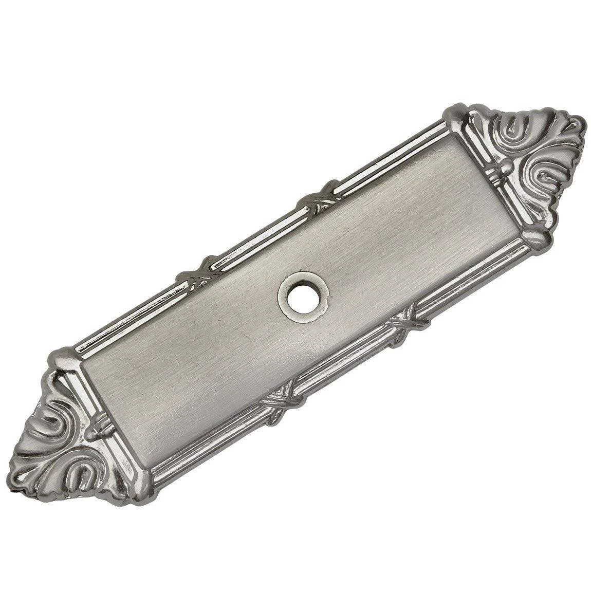 Cosmas 9467SN Satin Nickel Cabinet Hardware Knob Backplate / Back Plate - 25 Pack