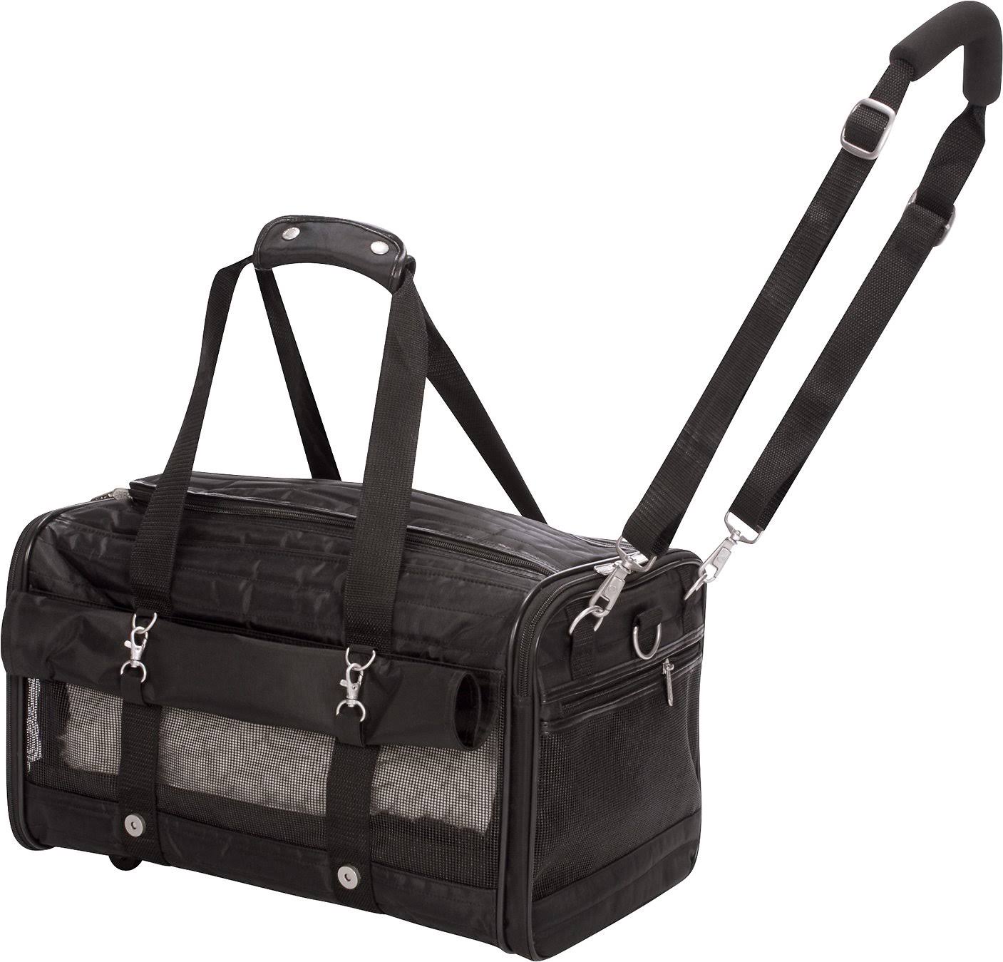 Sherpa Ultimate on Wheels Pet Carrier, Black