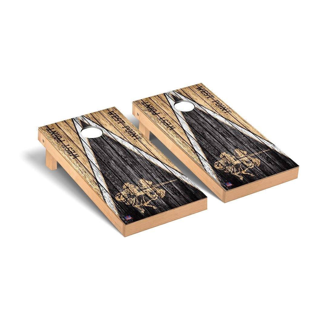 Army Black Knights 2& x 4& Alternate Weathered Triangle Cornhole Board Set