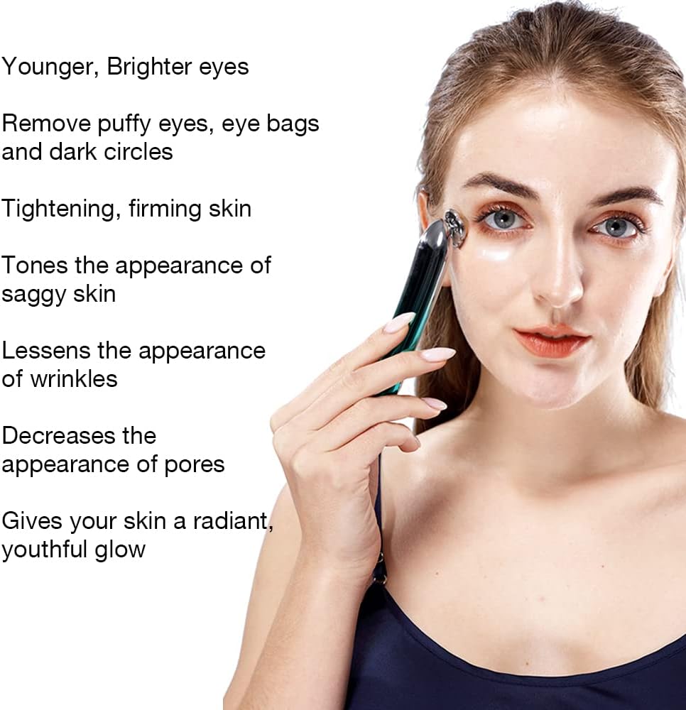 Face Wand for Wrinkles Under Eye Bag Dark Circles and Puffiness High Frequency - RF High Frequency Facial Wand for Wrinkles Eye Bags Dark Circles and Puffiness - High Frequency Face Wand for Wrinkles