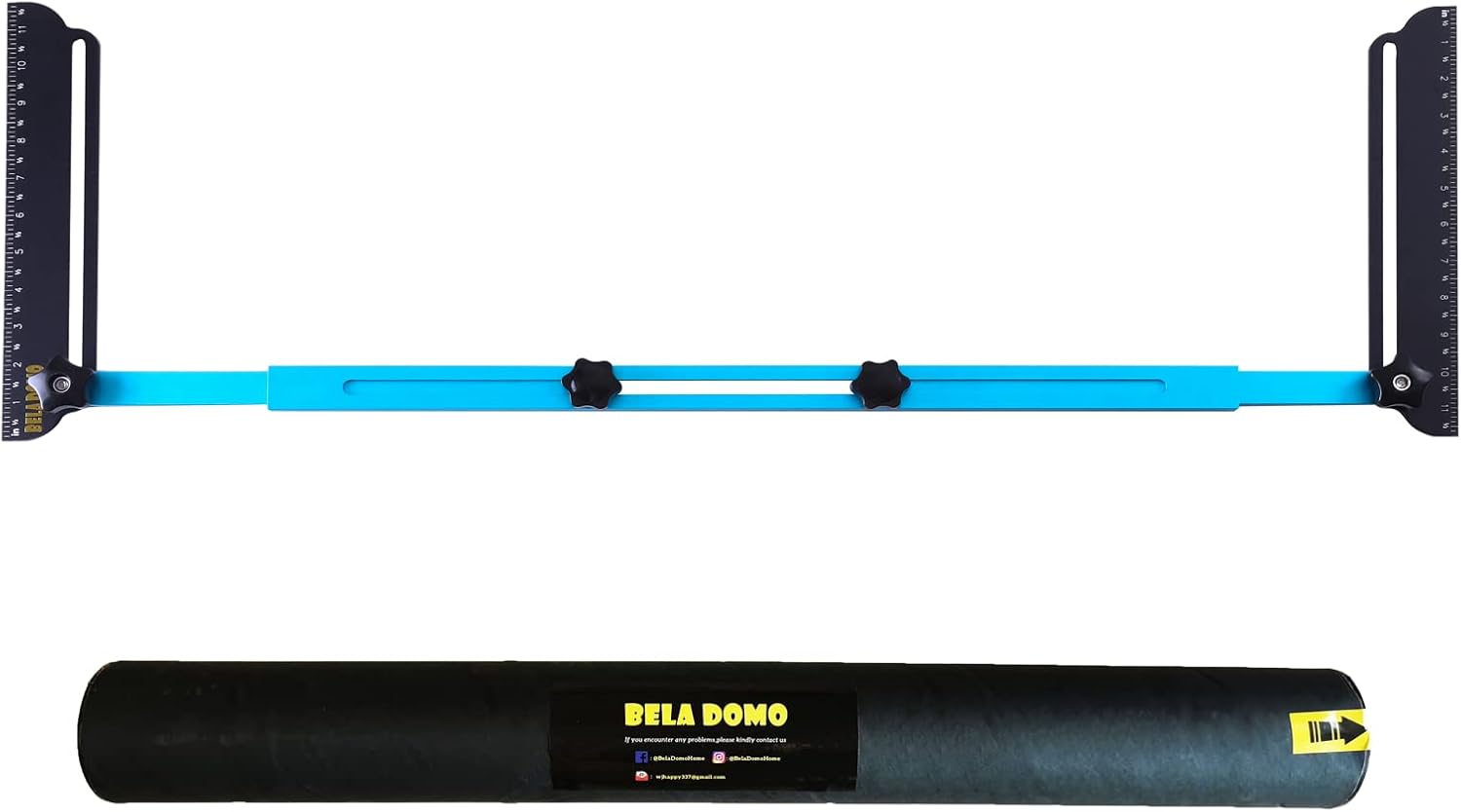 Stair Tread Template Tool 2.0，Foldable Stair Tread Gauge,Scale mark,Aluminum Alloy Manufacturing