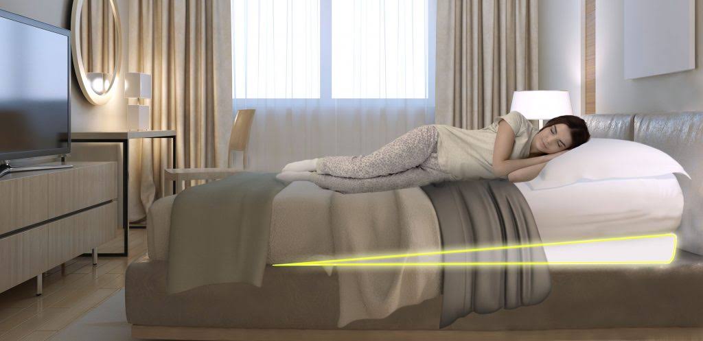 King / 6x22 Under Mattress Bed Wedge for Acid Reflux/GERD - Full-Width (Foam Only) - King