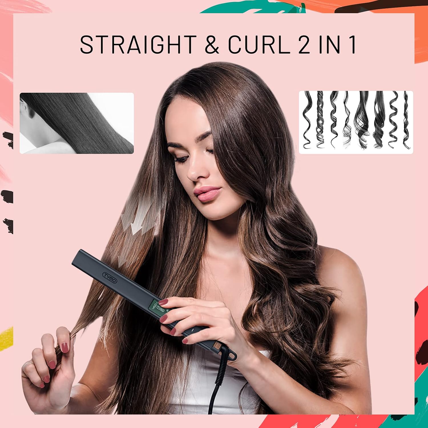 TYMO Titanium Hair Straightening Iron – 1