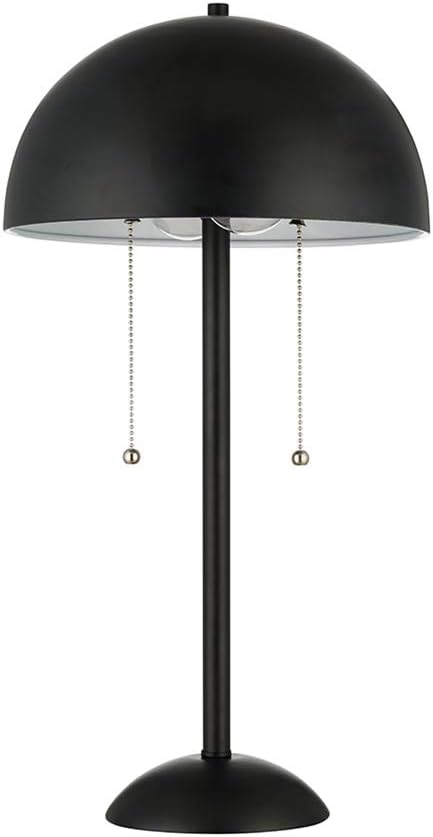 Amazon Brand &ndash; Rivet Modern Metal Dome-Shaped Table Lamp, LED Bulbs Included, 21