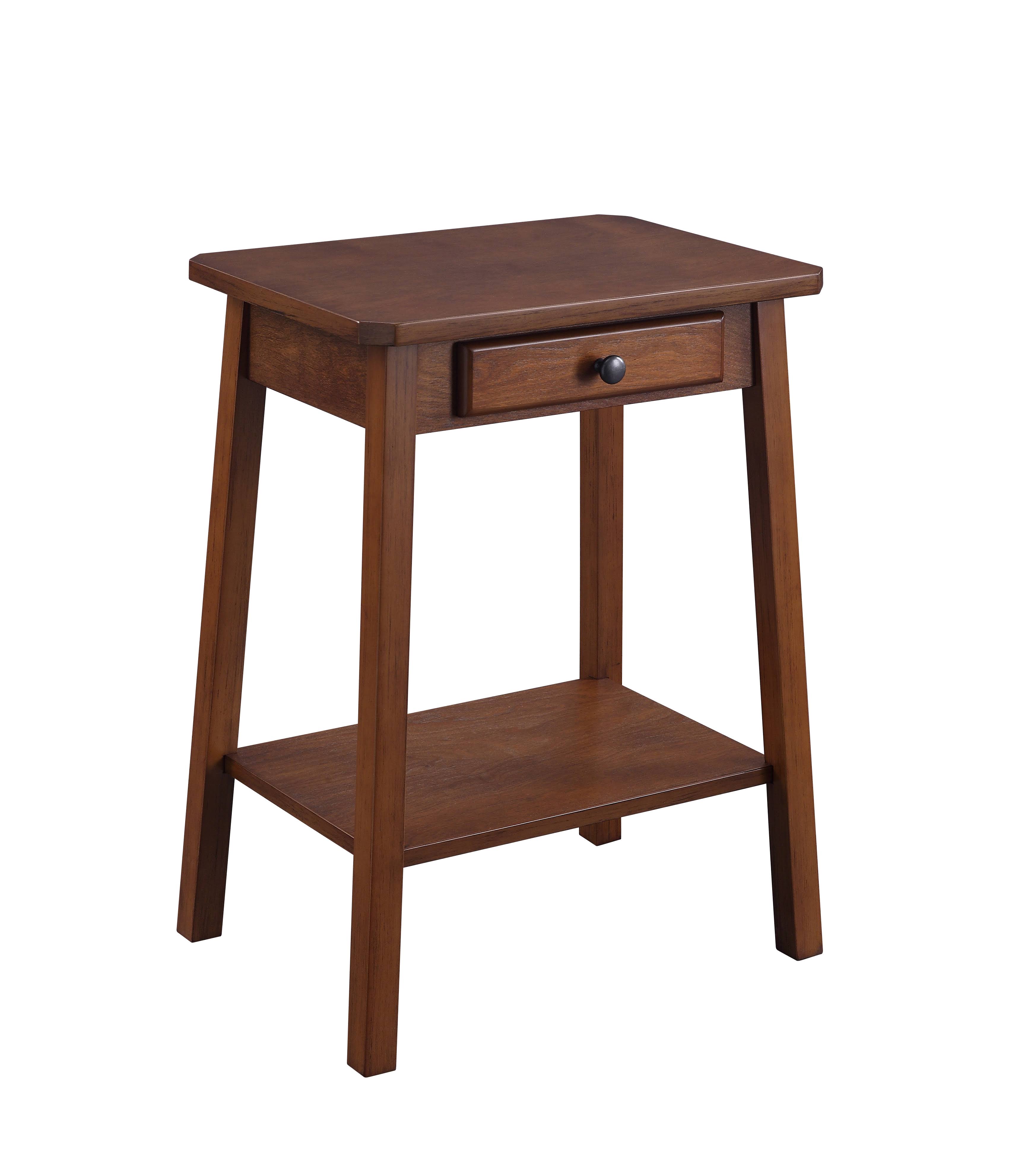 Acme Kaife Accent Table, Walnut Finish 97858