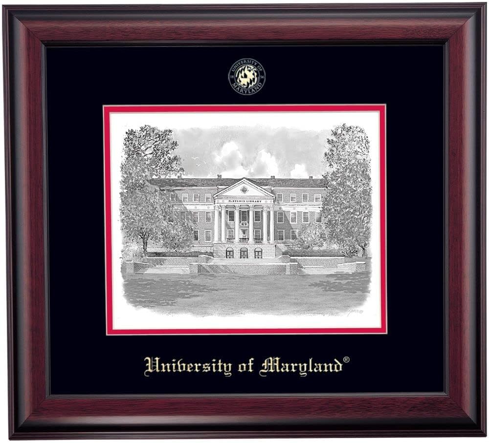 OCM DiplomaDisplay Traditional Frame for University of Maryland UMD Terrapins | 13