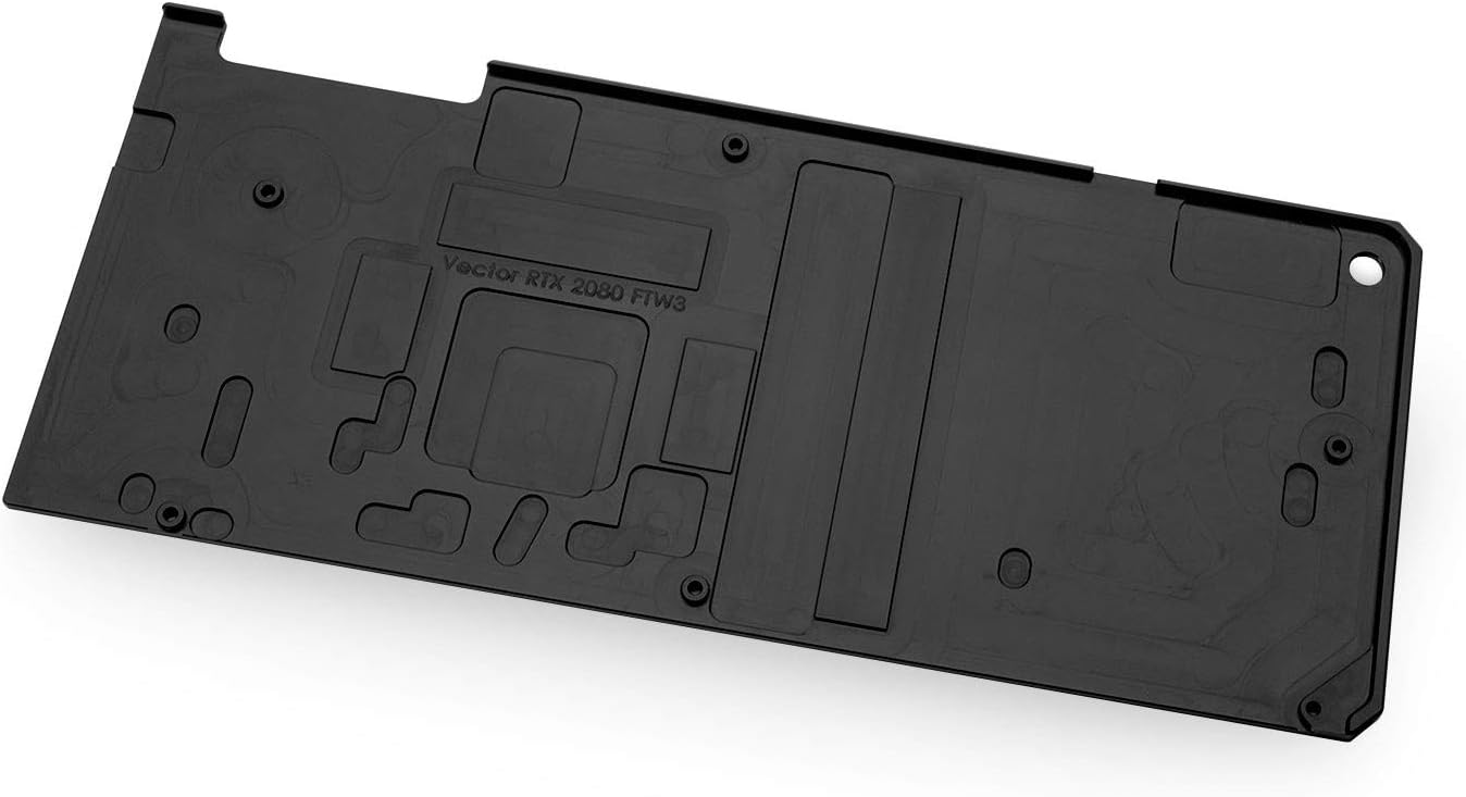 EKWB EK-Vector FTW3 RTX 2080 Backplate, Black Pack of 2