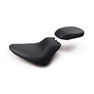 Mustang Wide Tripper Passenger Seat for Harley Slim / Blackline 2011-2