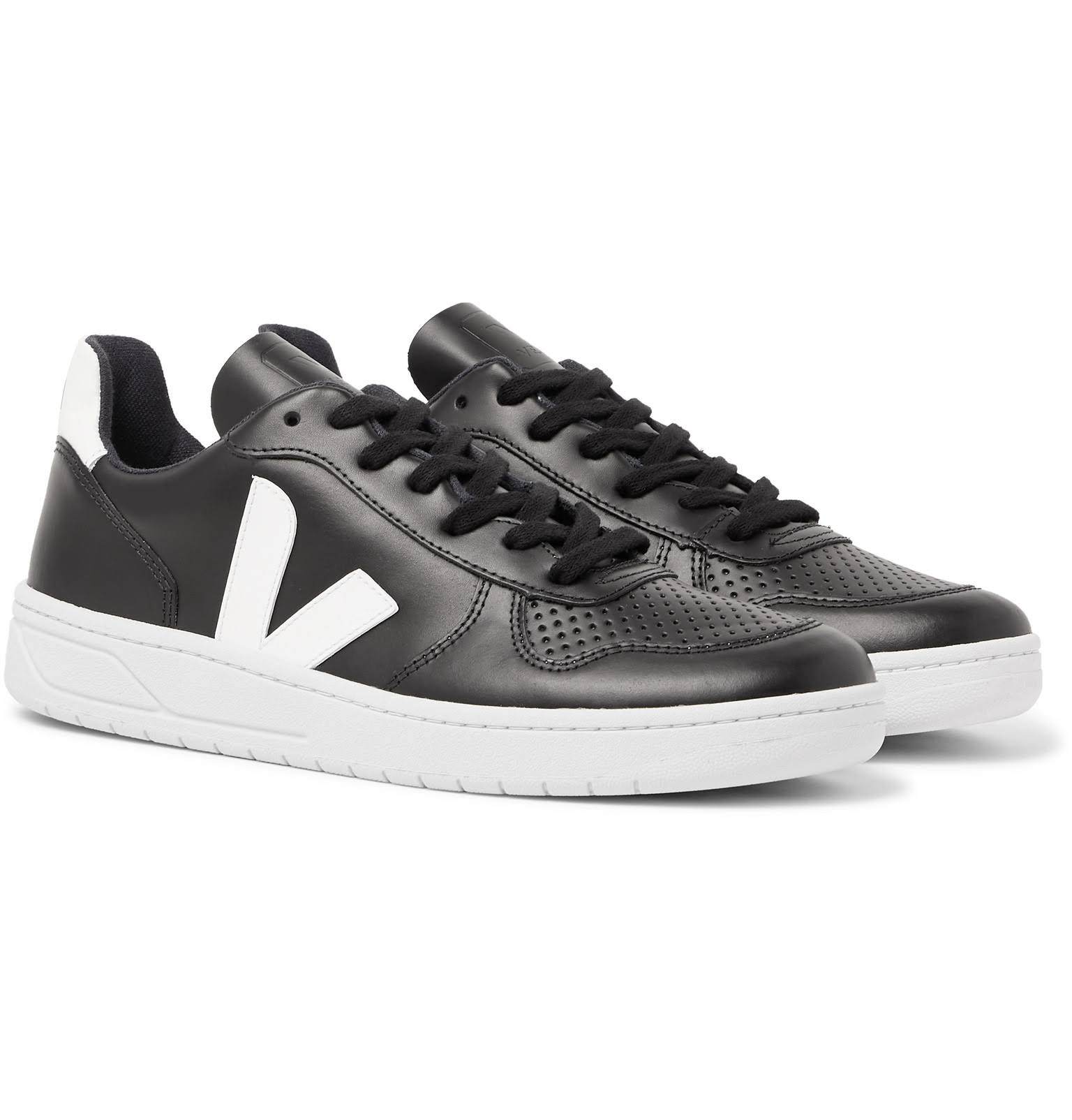 Veja V-10 Black White